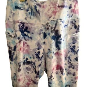 GAIAM Multicolor Tie-Dye Leggings